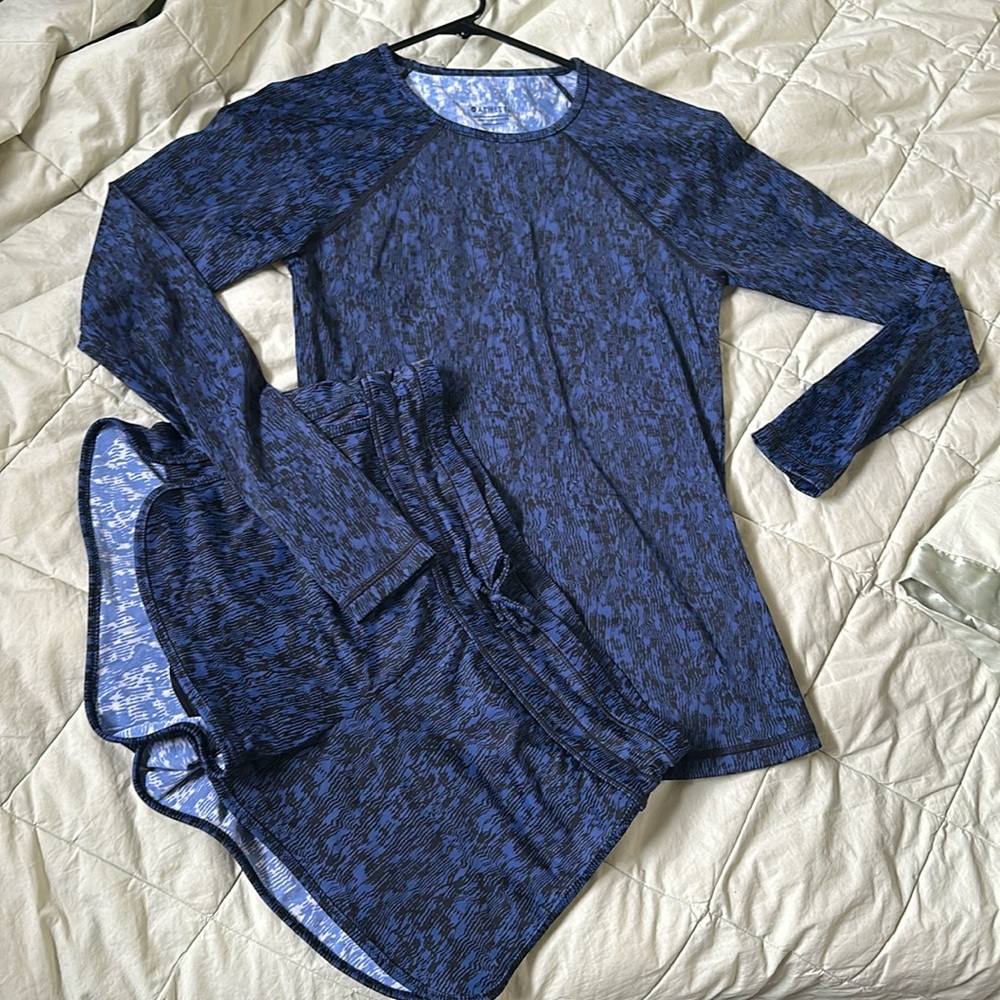 Athleta rashguard top and bottom
